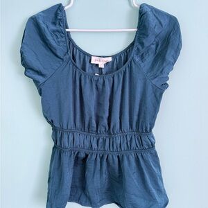 Pink Rose Women's Teal Blouse